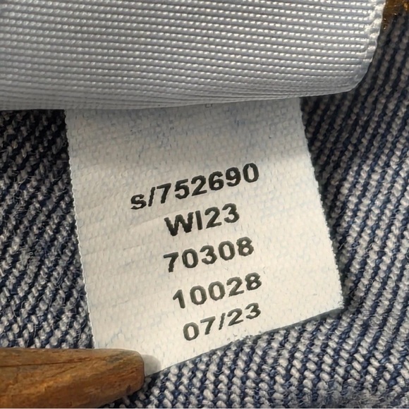 LOFT Dark Blue Flare Jeans Raw Hem 24 - Picture 5 of 6